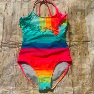 1-piece girls swimsuit